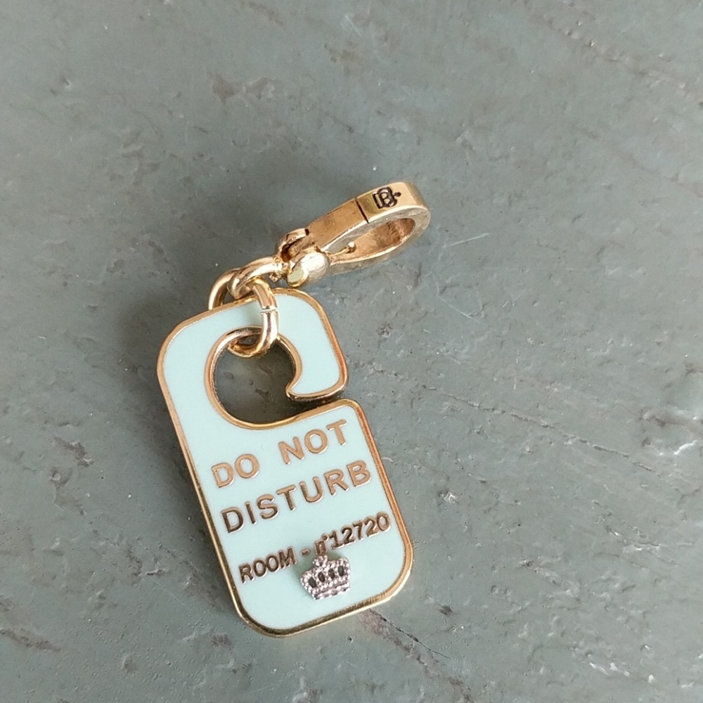 Juicy Couture Gold and Cream Charm Bracelet